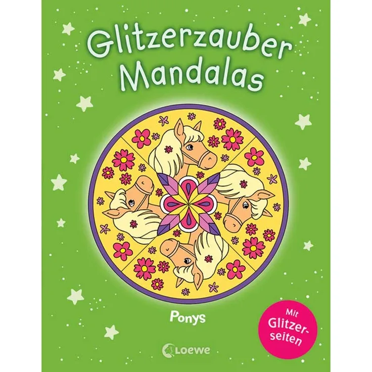 Glitzerzauber Mandalas Ponys