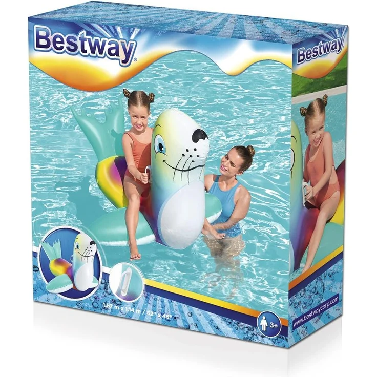 Pool Schwimmtier Robbe für Kinder – Bild 11