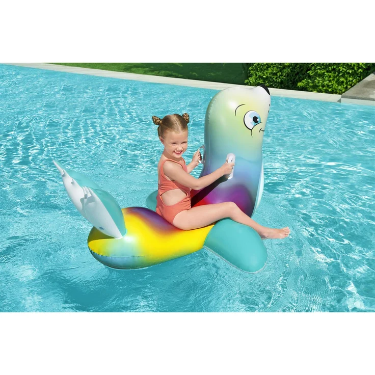 Pool Schwimmtier Robbe für Kinder – Bild 16