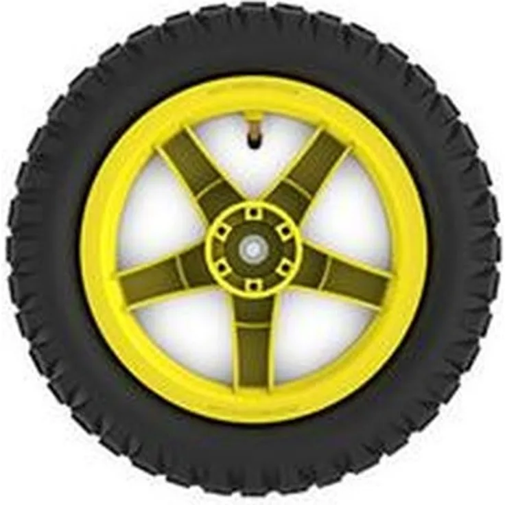 BERG Ersatzteil Buddy Antriebs-Rad yellow Gelände 12. 5x2. 25-8 all terrain, traction