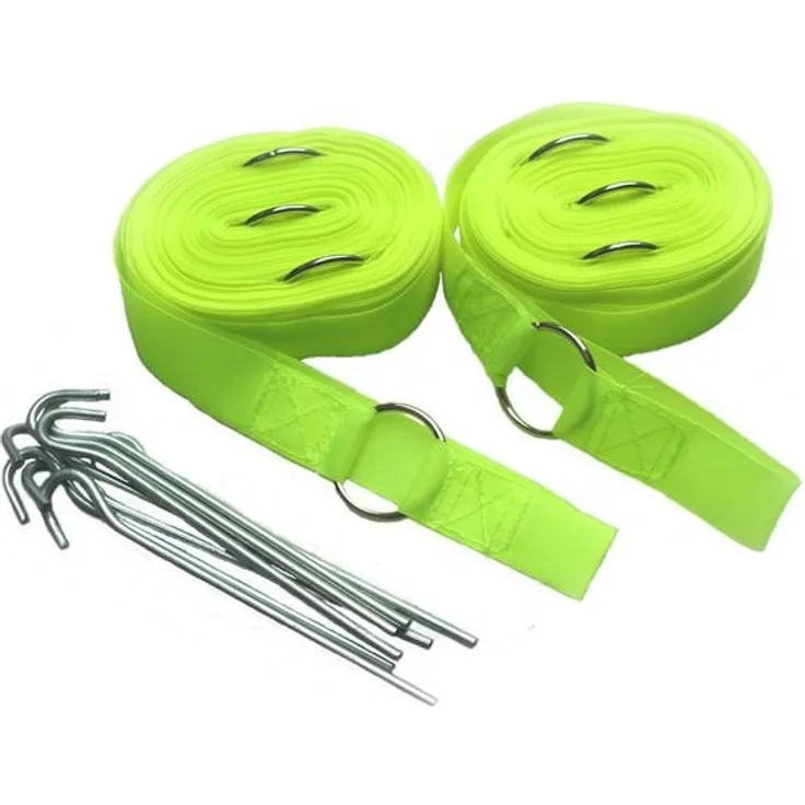 Speedminton® Easy Court Pro – Original Spielfeld für Speed Badminton/Crossminton auch für Fußballtennis, Beachball, Federball inkl. Heringen, Tasche