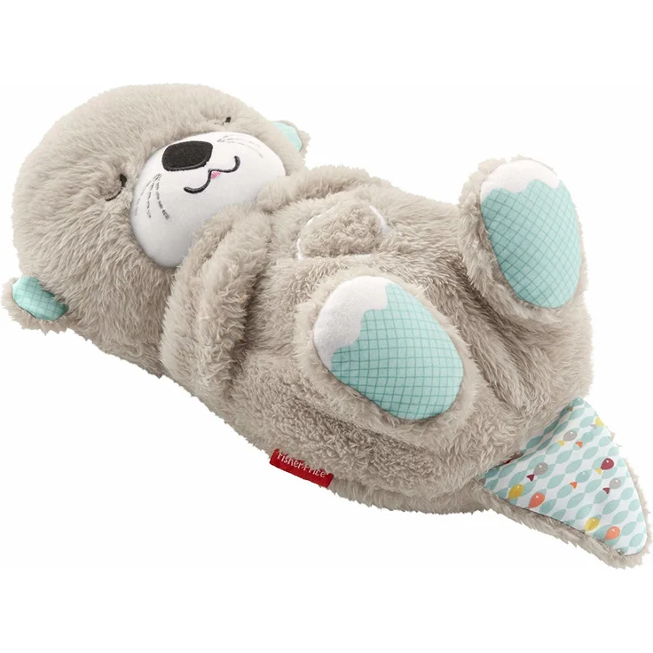 Mattel Fisher-Price Schlummer-Otter Einschlafhilfe, mit beruhigender Musik und rhythmischen Bewegungen zur Beruhigung, ab der Geburt – Bild 3