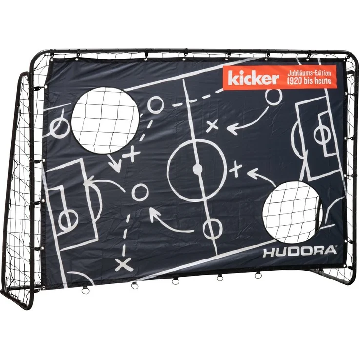 Fußballtor Trainer kicker Edition Matchplan Maße: 213 x 152 x 76 cm Polyestertorwand mit 2 verstär – Bild 5