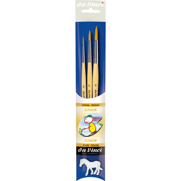 DA VINCI Pinselset Junior 3 Pinsel (2,5,8)