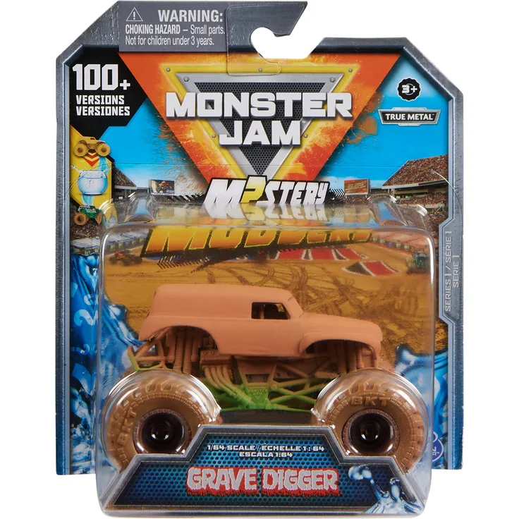 Monster Jam, Mystery Mudders, offizieller Monster Truck aus Druckguss im Maßstab 1:64, zum Waschen und Entdecken (Designs variieren) - Preisvergleich