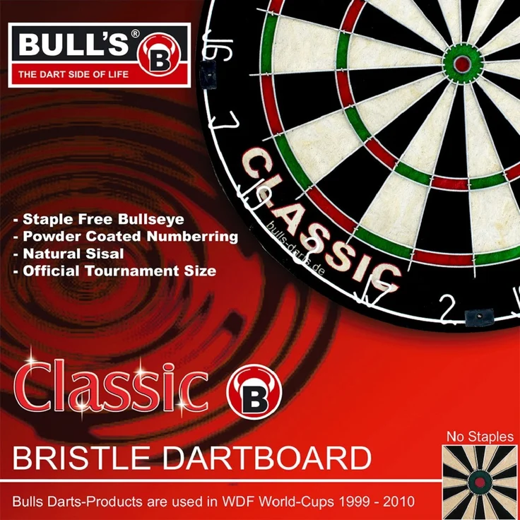 BULL'S Classic Bristle Dart Board – Bild 2