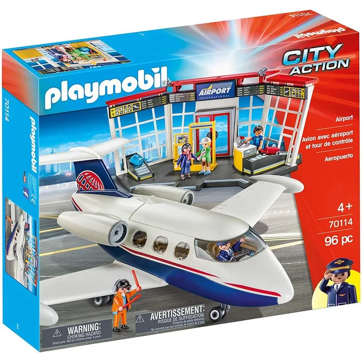 Playmobil City Action 70114 'Airport', Flughafen, 96 Teile, ab 4 Jahren
