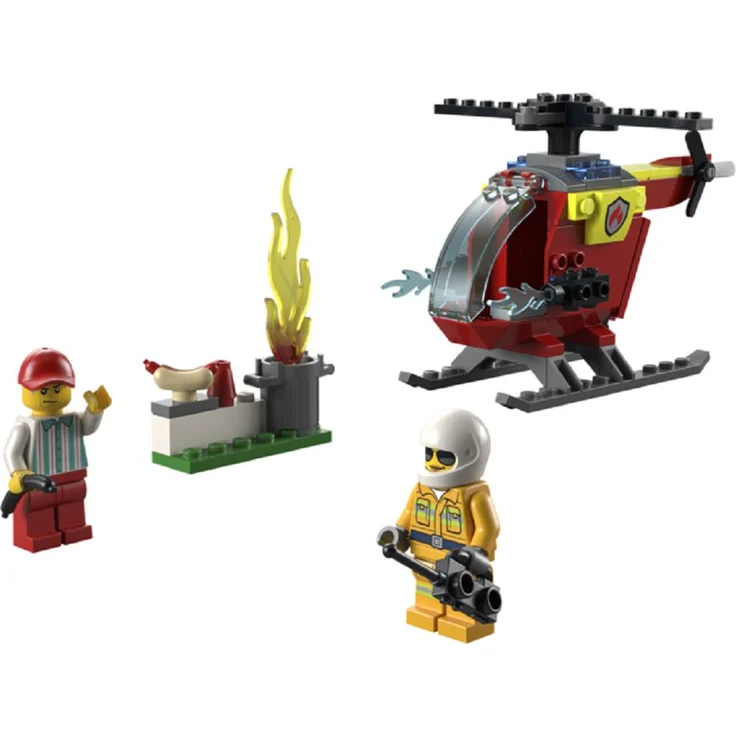 LEGO® City Fire 60318 Feuerwehrhubschrauber – Bild 3