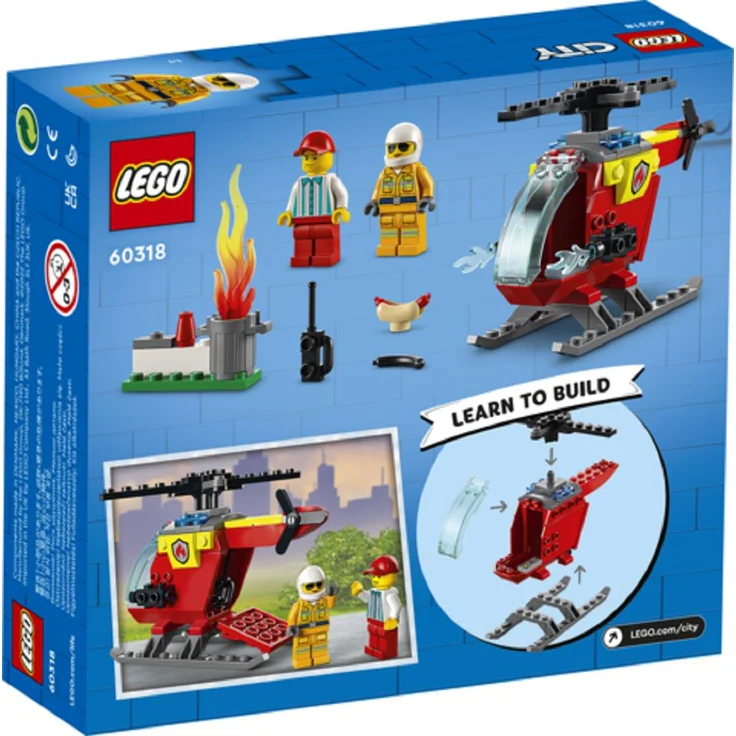 LEGO® City Fire 60318 Feuerwehrhubschrauber – Bild 2
