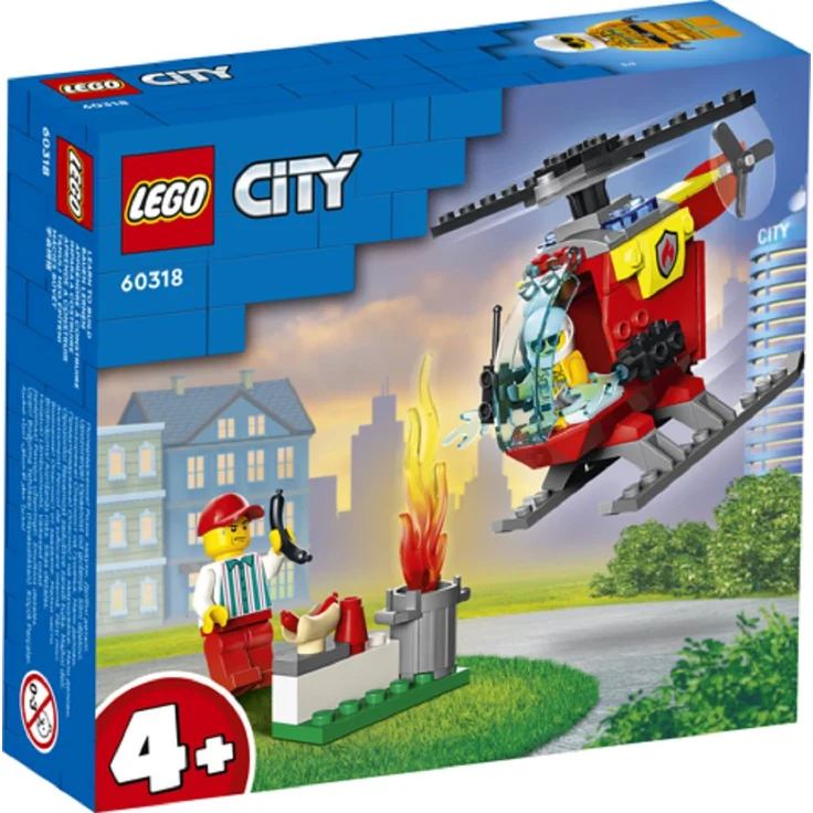 LEGO® City Fire 60318 Feuerwehrhubschrauber – Bild 1