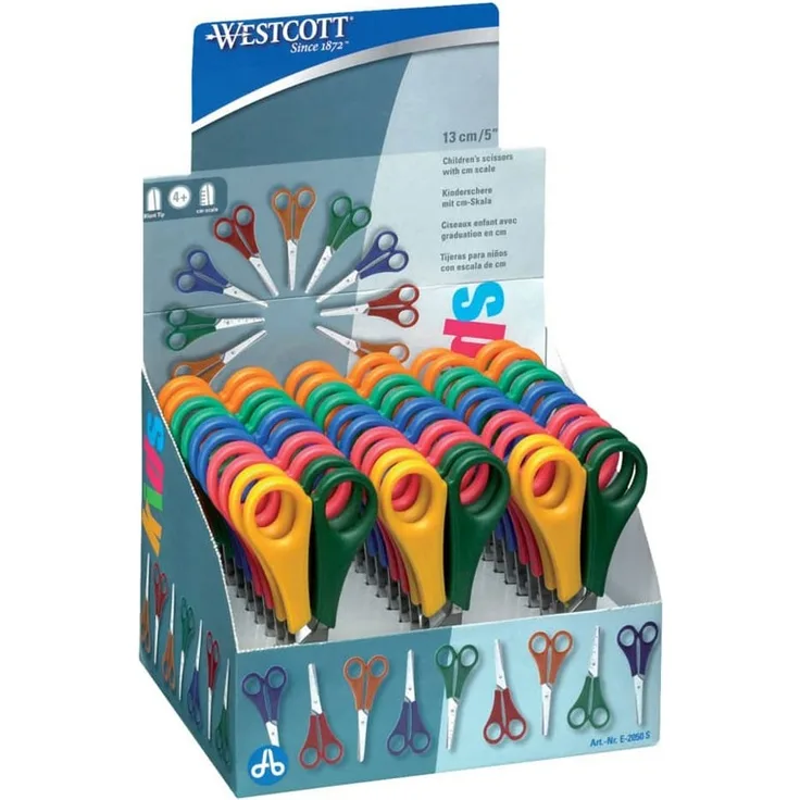 Westcott Bastelschere 13cm rund, 1 Stk.