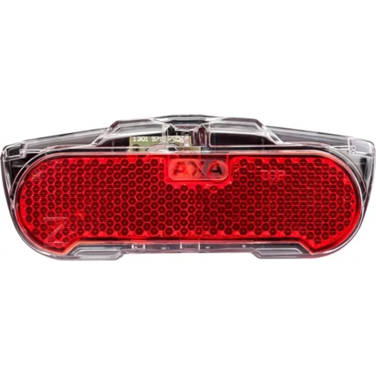 Axa Dynamo-Rücklicht Slim Steady 50mm für Gepäckträger schwarz-transparent StVZO