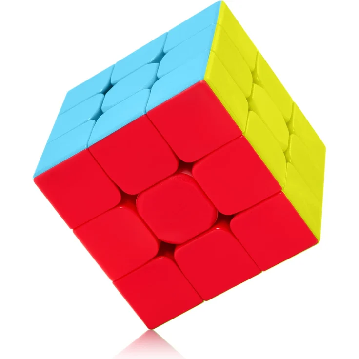 ROXENDA Speed Cube 3x3 Zauberwürfel Stickerless - Professional & Solides & Langlebiges, Dreht Sich Schneller als das Original (3x3x3) – Bild 1