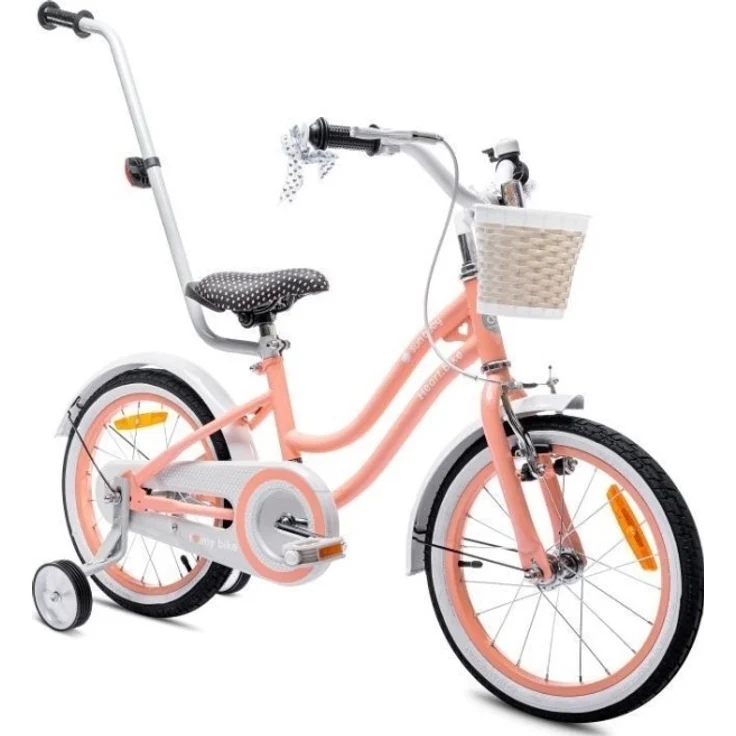 Sun Baby Bike for girls 16 inch heart bike apricot – Bild 1