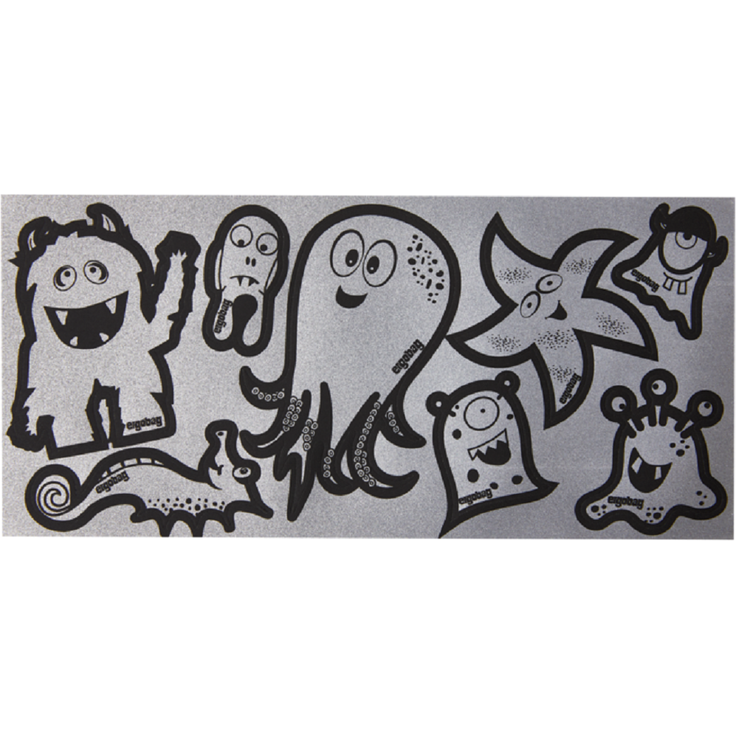 ergobag Reflexie-Sticker Silber