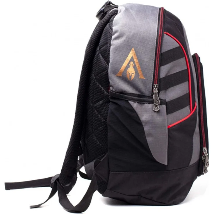 Assassin'S Creed 21-Liter-Polyester-Rucksack Schwarz/Grau – Bild 2