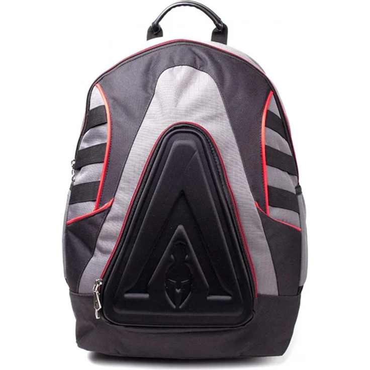 Assassin'S Creed 21-Liter-Polyester-Rucksack Schwarz/Grau – Bild 1