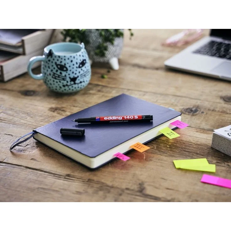 sedding 140 S Permanenter Folienschreiber 4er Set sortiert – Bild 5