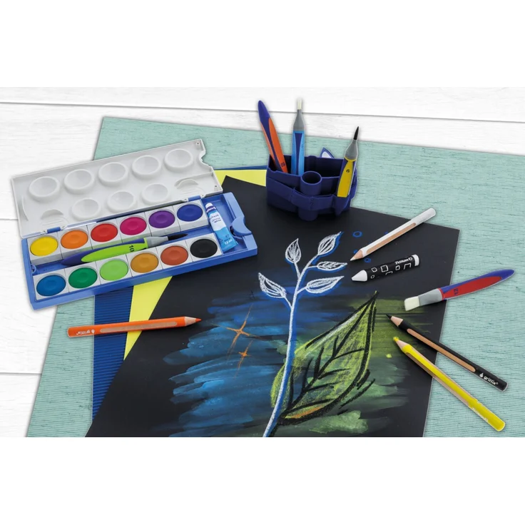 Pelikan Deckfarbkasten eco 735K, 12 Farben + Tube Deckweiß – Bild 4
