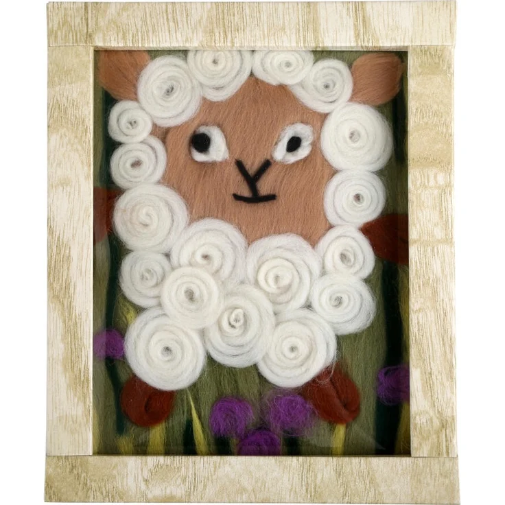 Wollbild Schaf – Bild 2