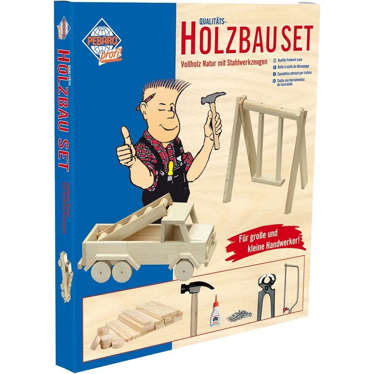 PEBARO Holzbauset für kreative Baumeister