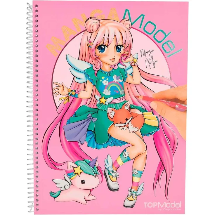 TOPModel Manga Model Malbuch