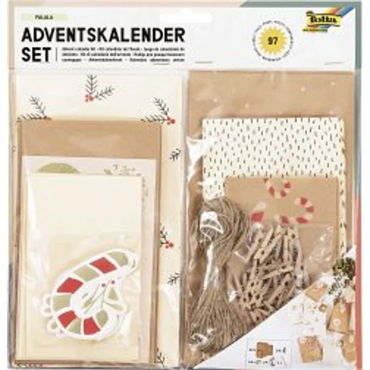 Folia Adventskalender Set FALALA, 97-teilig – Bild 1