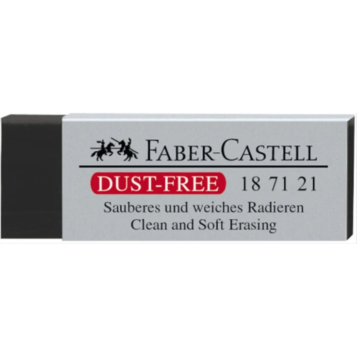 "Radiergummi Kunststoff Dust-free schwarz" – Bild 1