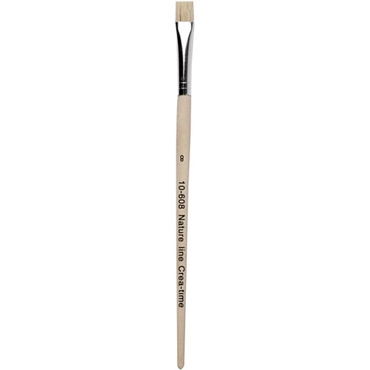 Creativ Company Wooden brushes - Nr. 8 Short handle 12st.