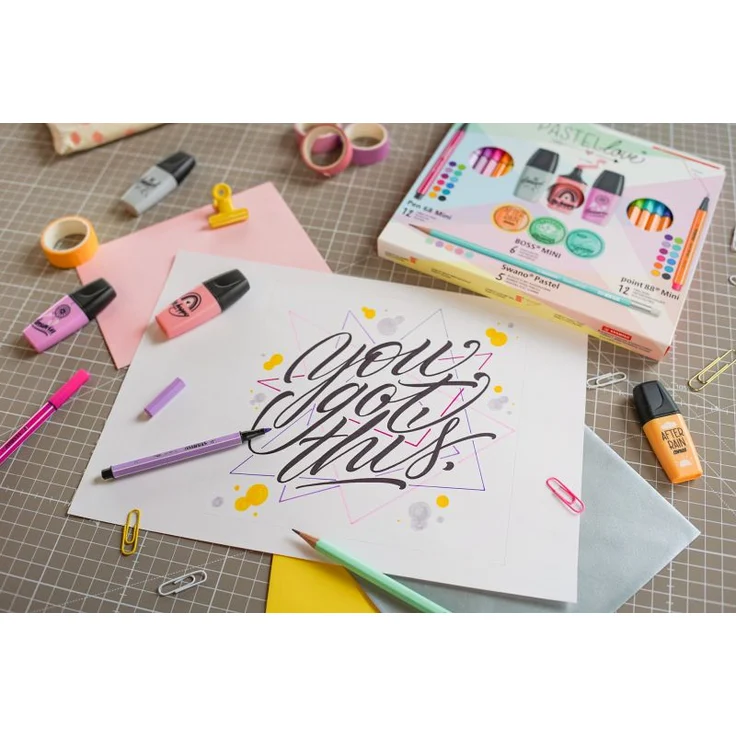 Stifte-Set – STABILO Pastellove Set – 35er Pack – Fineliner, Premium-Filzstifte, Textmarker & Bleistifte – Bild 10