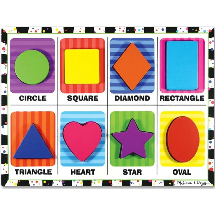 formen Puzzle Formen Chunky junior Holz 8 Stück