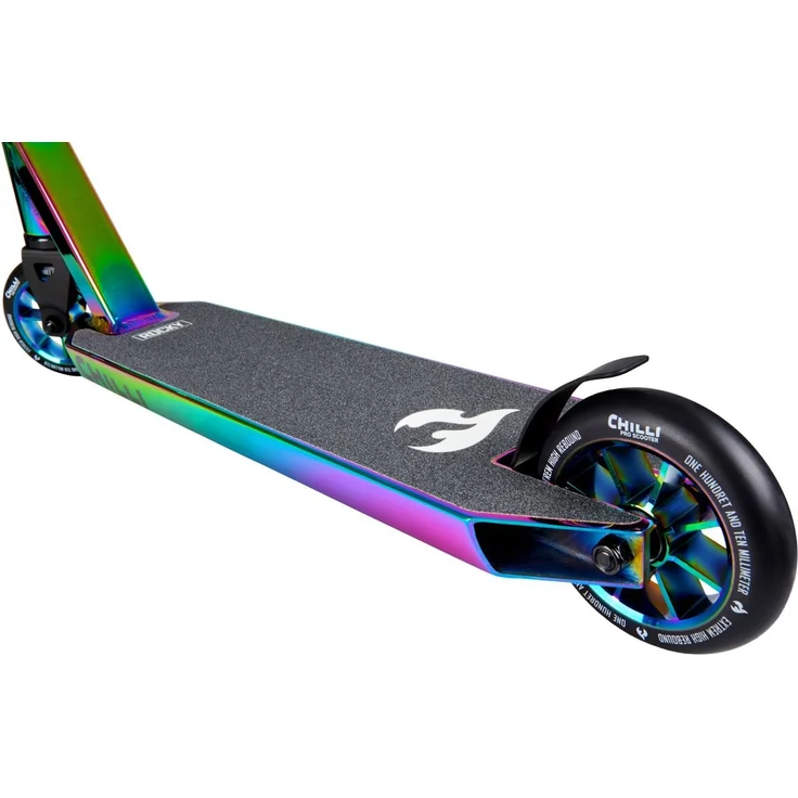 Chilli Pro 118-6-SH 'Rocky Neochrome' Scooter, Lenkerhöhe 79 cm, max. belastbar bis 100 kg, neochrome – Bild 7
