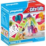 Playmobil City Life 70595 'Fashion Girl mit Hund', 20 Teile, ab 5 Jahren