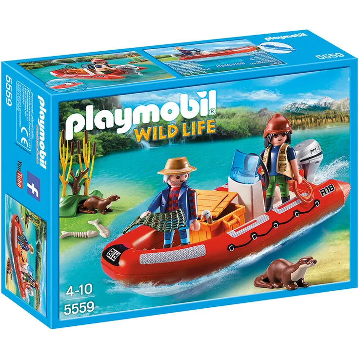 PLAYMOBIL - Schlauchboot mit Wilderern 5559