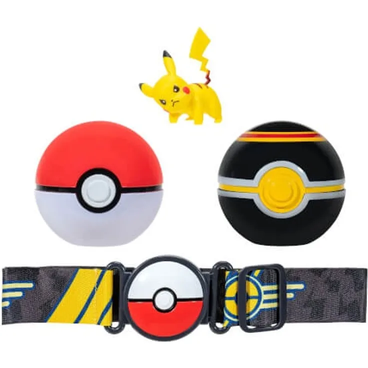 Pokémon - Clip'N'Go Poké Ball Gürtel Set - Sortiment, 1x Set, zufällige Auswahl