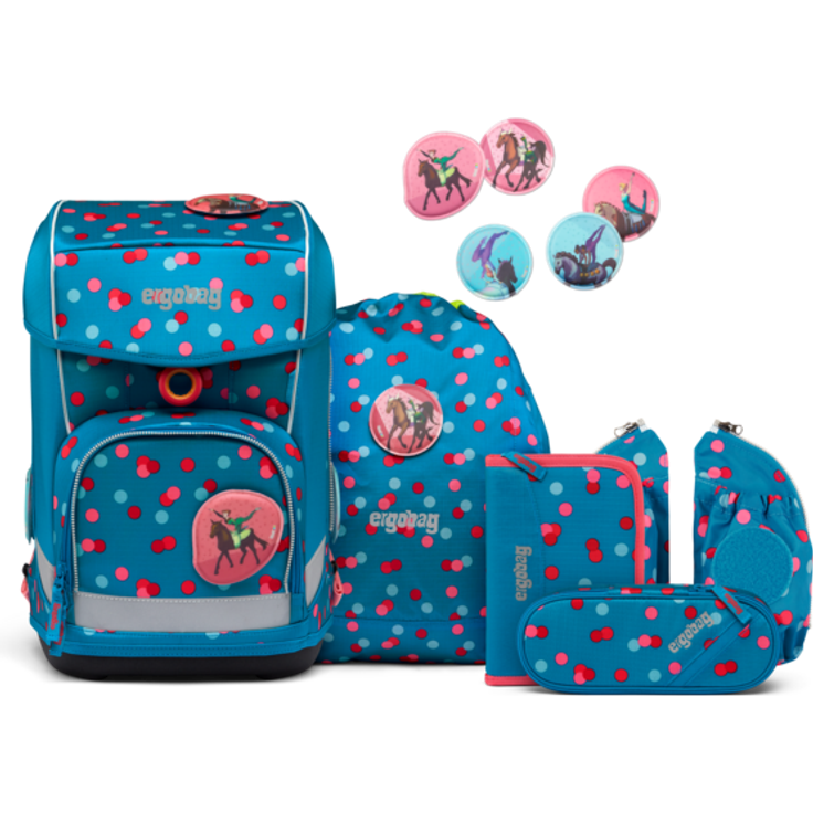 ergobag Cubo Light Schulranzen-Set 6-tlg. Voltibär