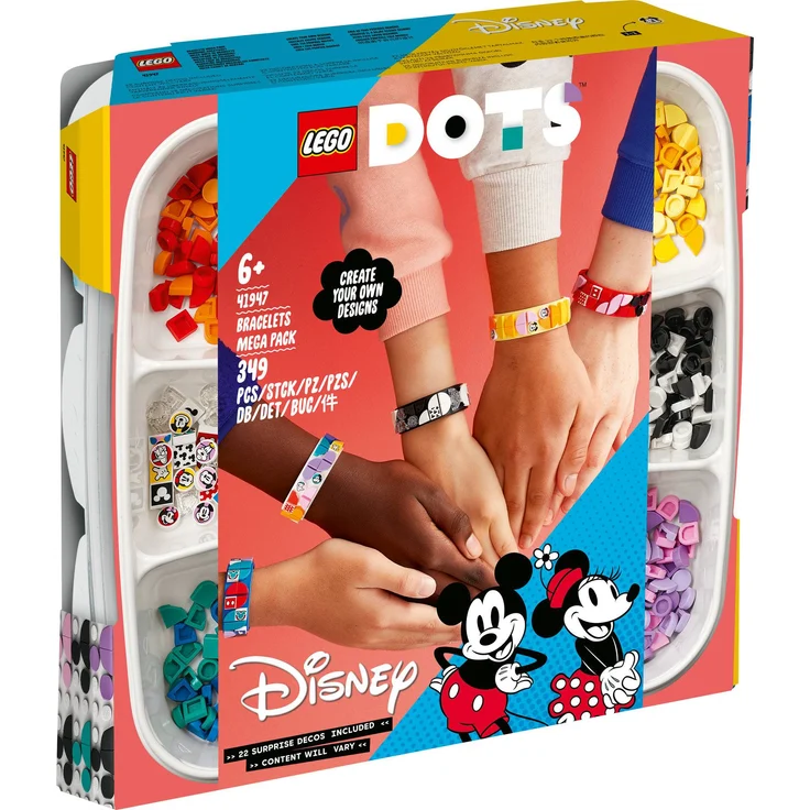Lego DOTS 41947 'Mickys Armband-Kreativset', 349 Teile, ab 6 Jahren - Preisvergleich – Bild 1