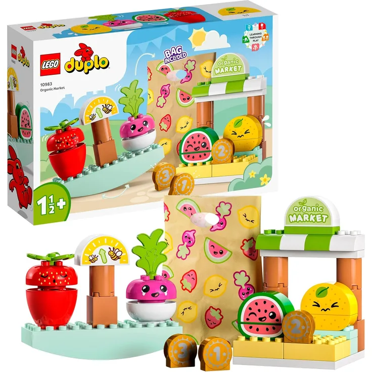 LEGO DUPLO 10983 'Biomarkt', 40 Teile, ab 1,5 Jahren