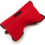 Kinderwagen-Muff aus Lammfell von WERNER CHRIST BABY - MOFFY ist der ideale Handwärmer für Buggys aus medizinischem Fell, einfache Handhabung, Handmuff in Chili Red (rot)