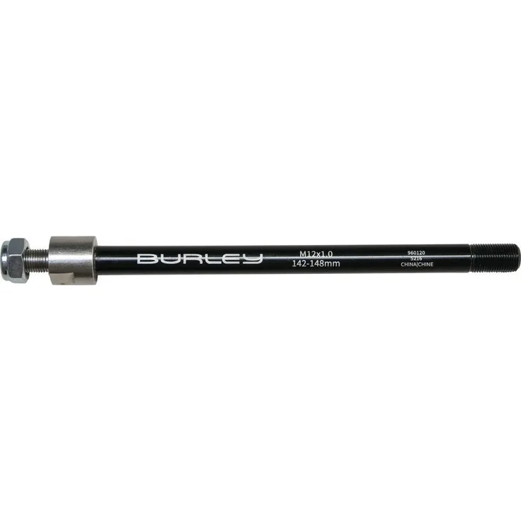 Burley Erwachsene Steckachse Fahrradanhänger, Silber, M12x1,5-197mm