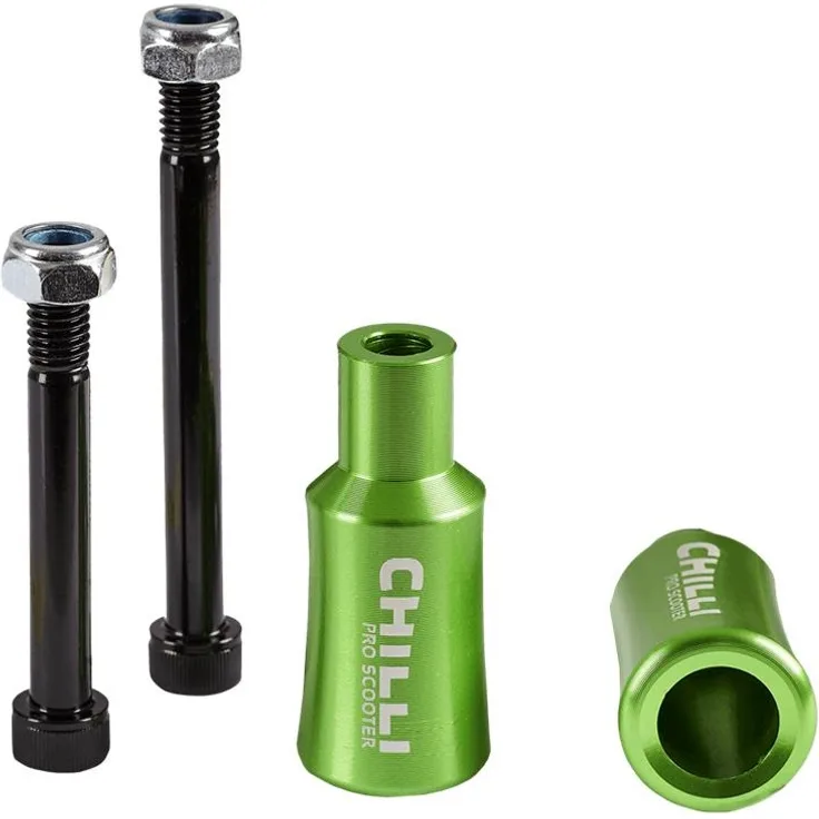 Chilli Stunt Scooter Pegs - Barrel Grün
