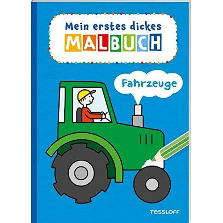 Mein erstes dickes Malbuch Fahrzeuge