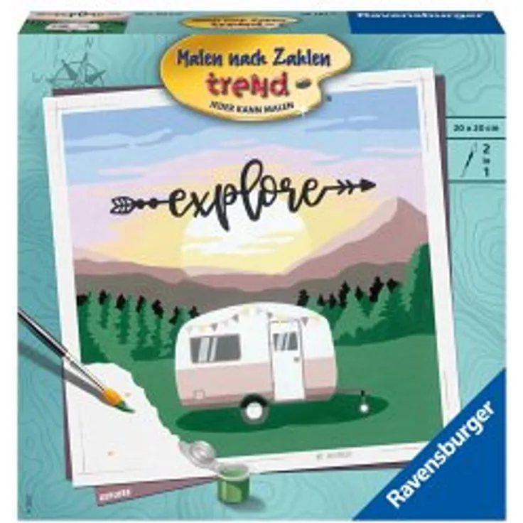 Ravensburger Malen nach Zahlen 20167 – Explore – ab 12 Jahren