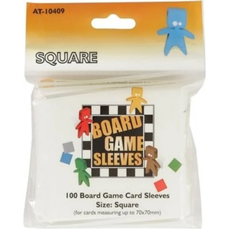 Kartenspiel-Hülle quadratisch 70x70mm (100 Stk. )