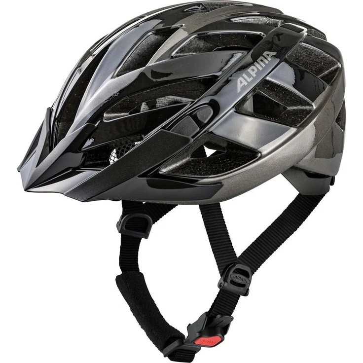 Alpina Panoma 2. 0 Black - Anthracite, Größe 52 - 57 cm - Fahrradhelm, Farbe Schwarz – Bild 3