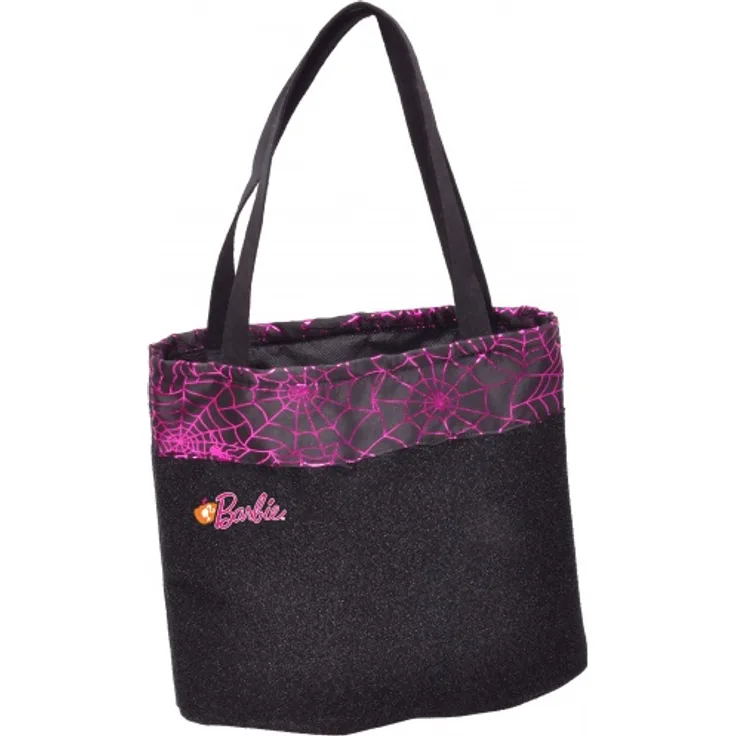 Barbie handtasche Halloween-Mädchen 20 x 15 cm Polyester schwarz/rosa