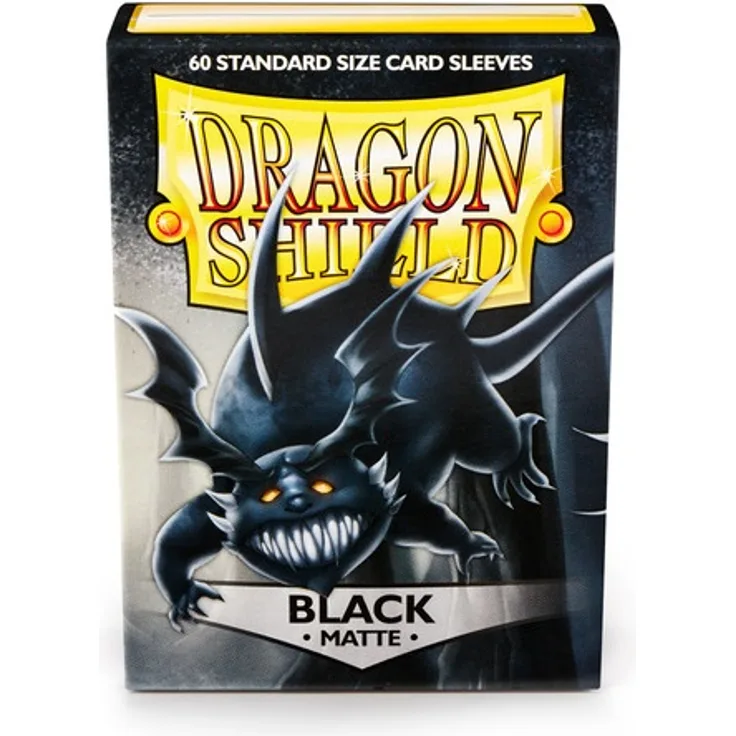 Dragon Shield Standard Sleeves - Matte Black (60)