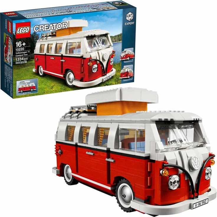 Lego Creator 10220 'Volkswagen T1 Campingbus', 1334 Teile, ab 16 Jahren – Bild 1