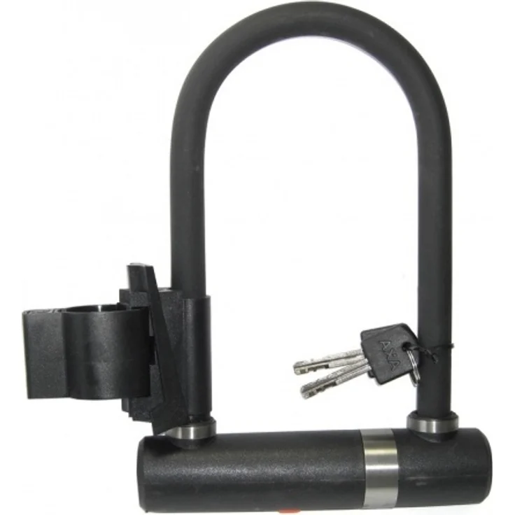 Axa Bügelschloss Newton Pro 190 Länge 190 mm Stärke 13 mm schwarz – Bild 1