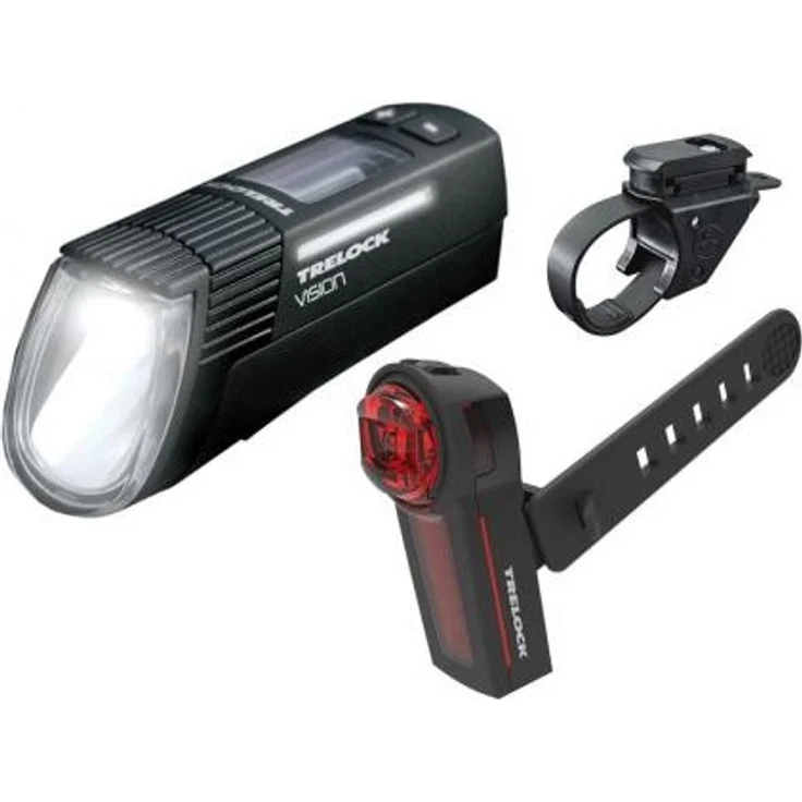 Trelock Licht Set LS 760 I-GO VISION / LS 740 VECTOR Signal STVZO – Bild 1